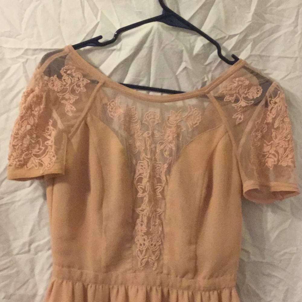 Dusty rose cocktail dress